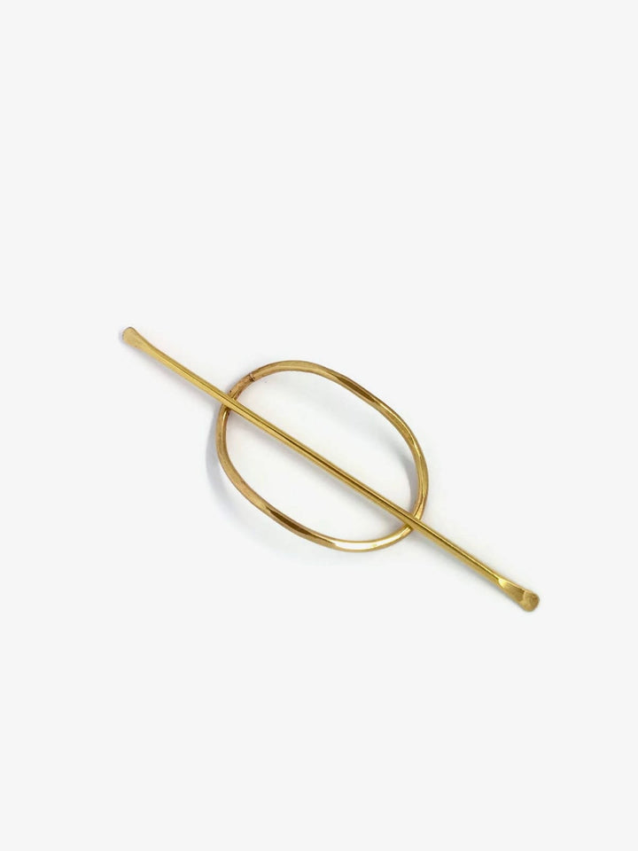Minimalist 925 Sterling Silver Hair Stick | Handmade Silver Hair Barrette for Women | Elegant Hair Jewelry | Unique Gift for Her