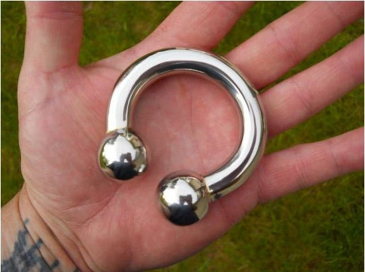 925 Sterling silver Heavy cock glans penis jewelry ring for men