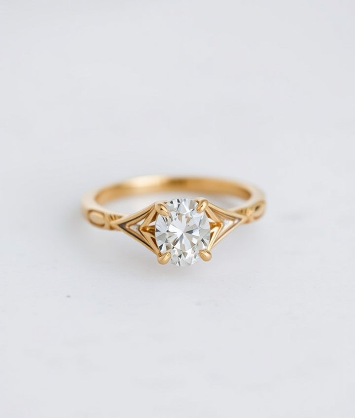 Real gold plated 925 sterling silver wedding rings, perfect Valentine’s Day gift for couples