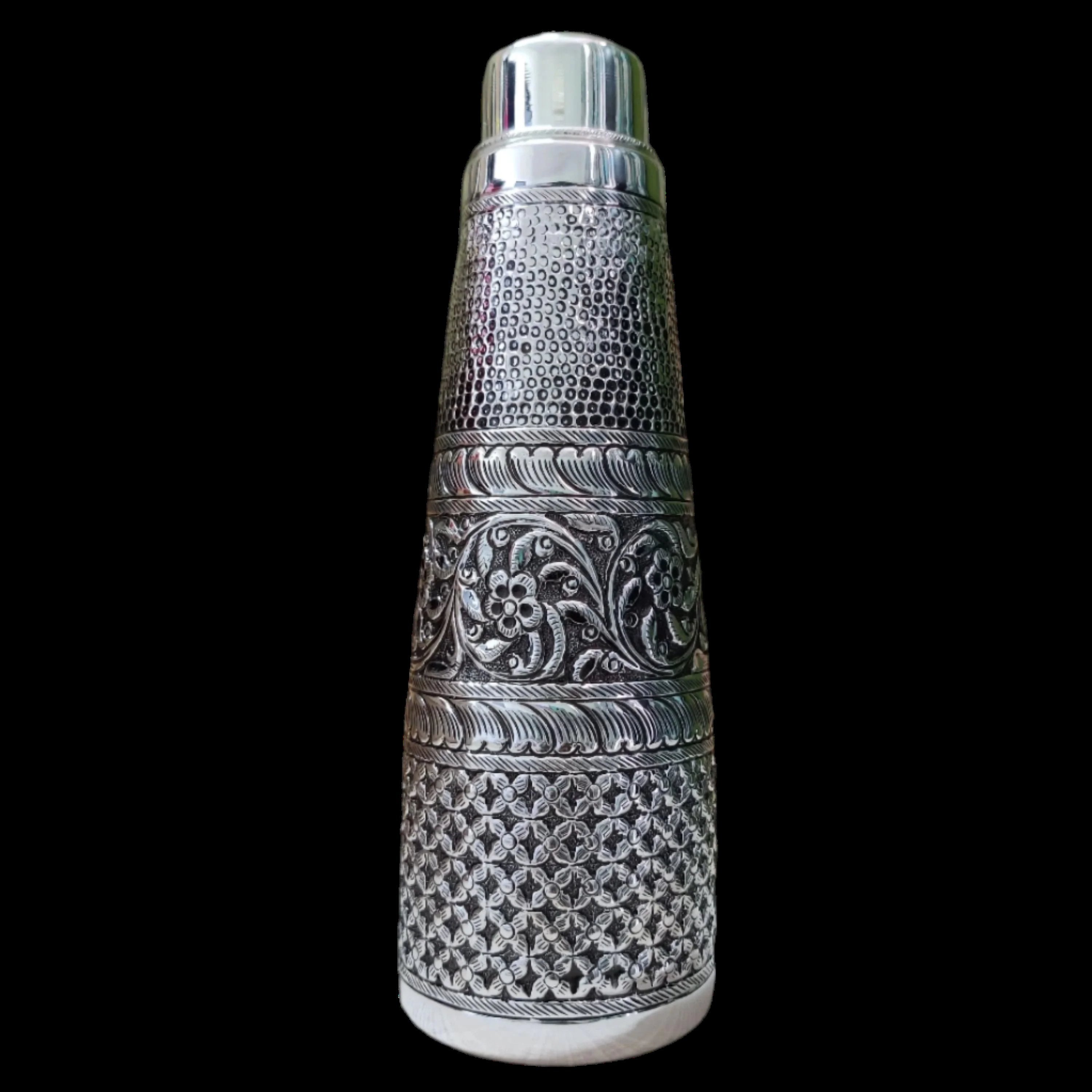 Handmade 999 Silver Water Bottle Natural Water Purifier