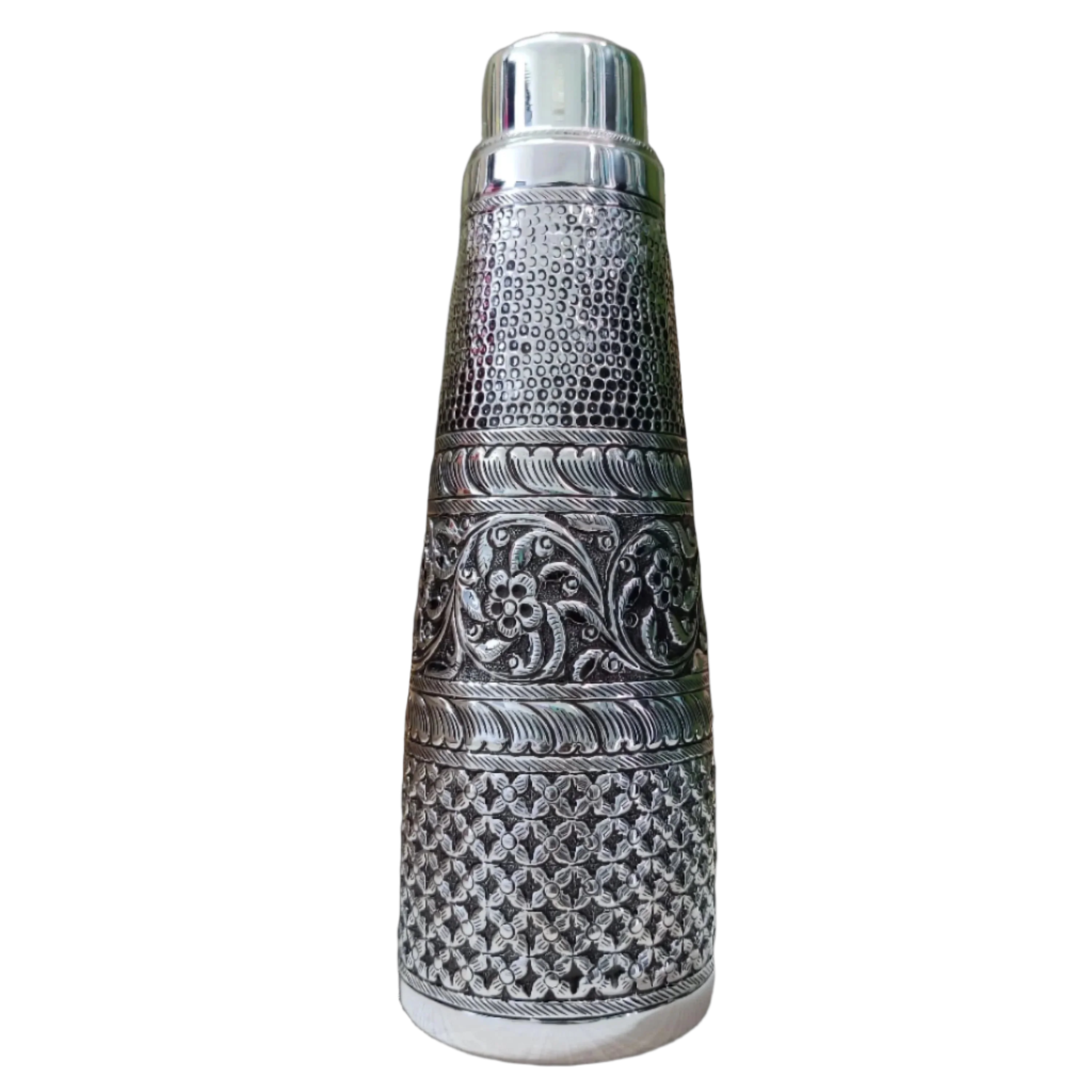 Handmade 999 Silver Water Bottle Natural Water Purifier