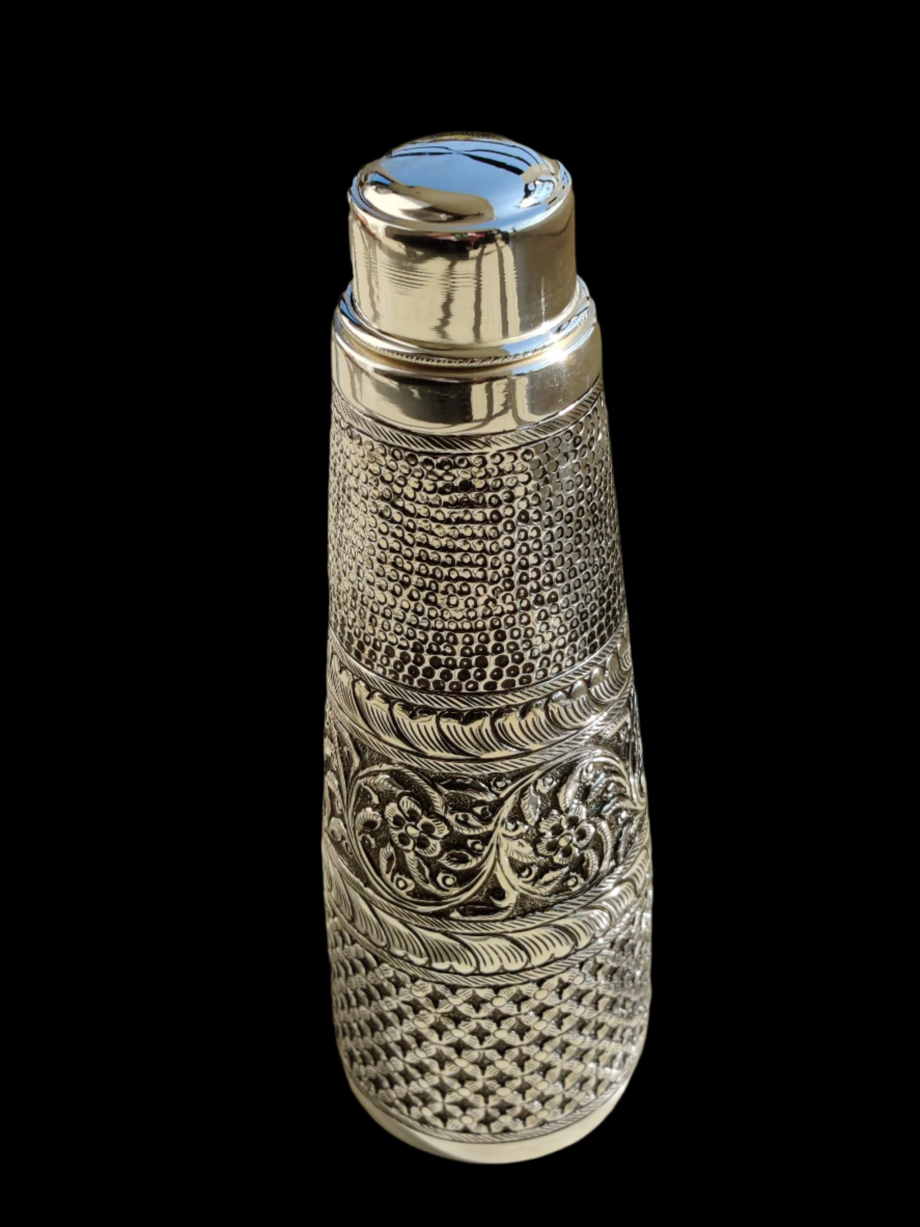 Handmade 999 Silver Water Bottle Natural Water Purifier
