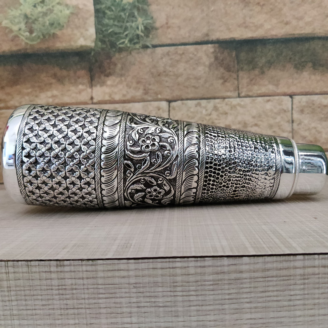 Handmade 999 Silver Water Bottle Natural Water Purifier