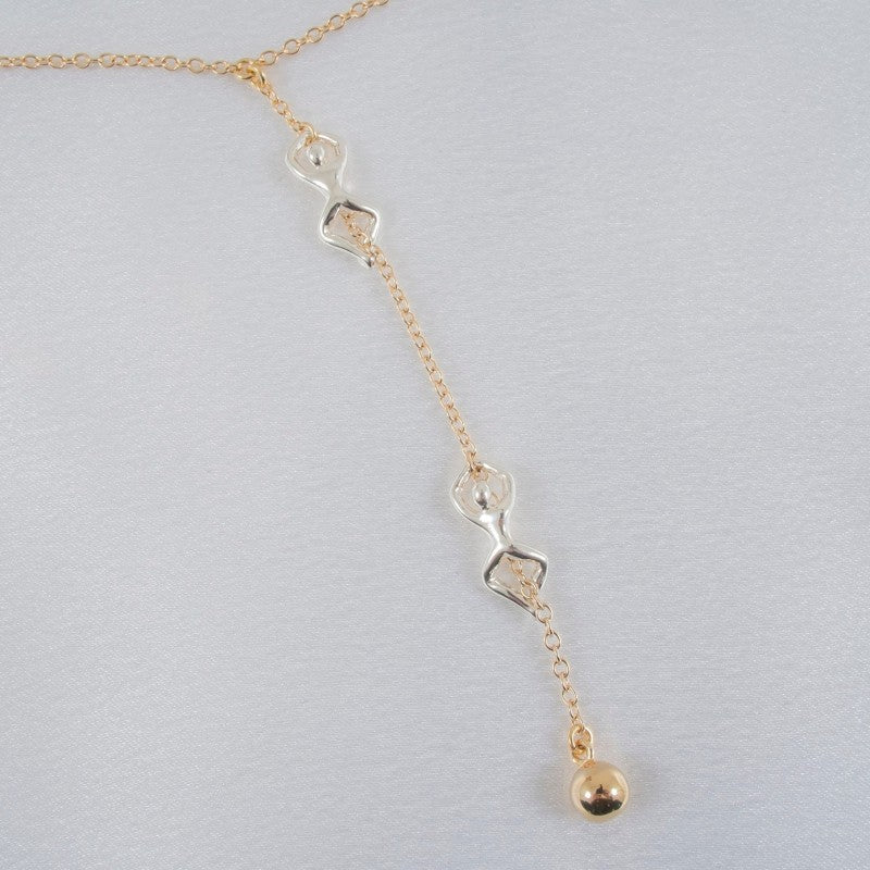 Climbing Man Waist Chain Adjustable 925 Sterling Silver Beach Belly Chain, Gold Belly Jewelry, Honeymoon Gifts for Wife, Dainty Couple Gifts