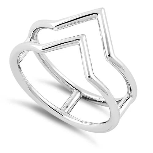 Double V Band Cock Glans Ring 925 Silver Penis Jewelry for Men , Intimate Sex Jewelry for Him , Male body Jewelry , Honeymoon Gifts for Man