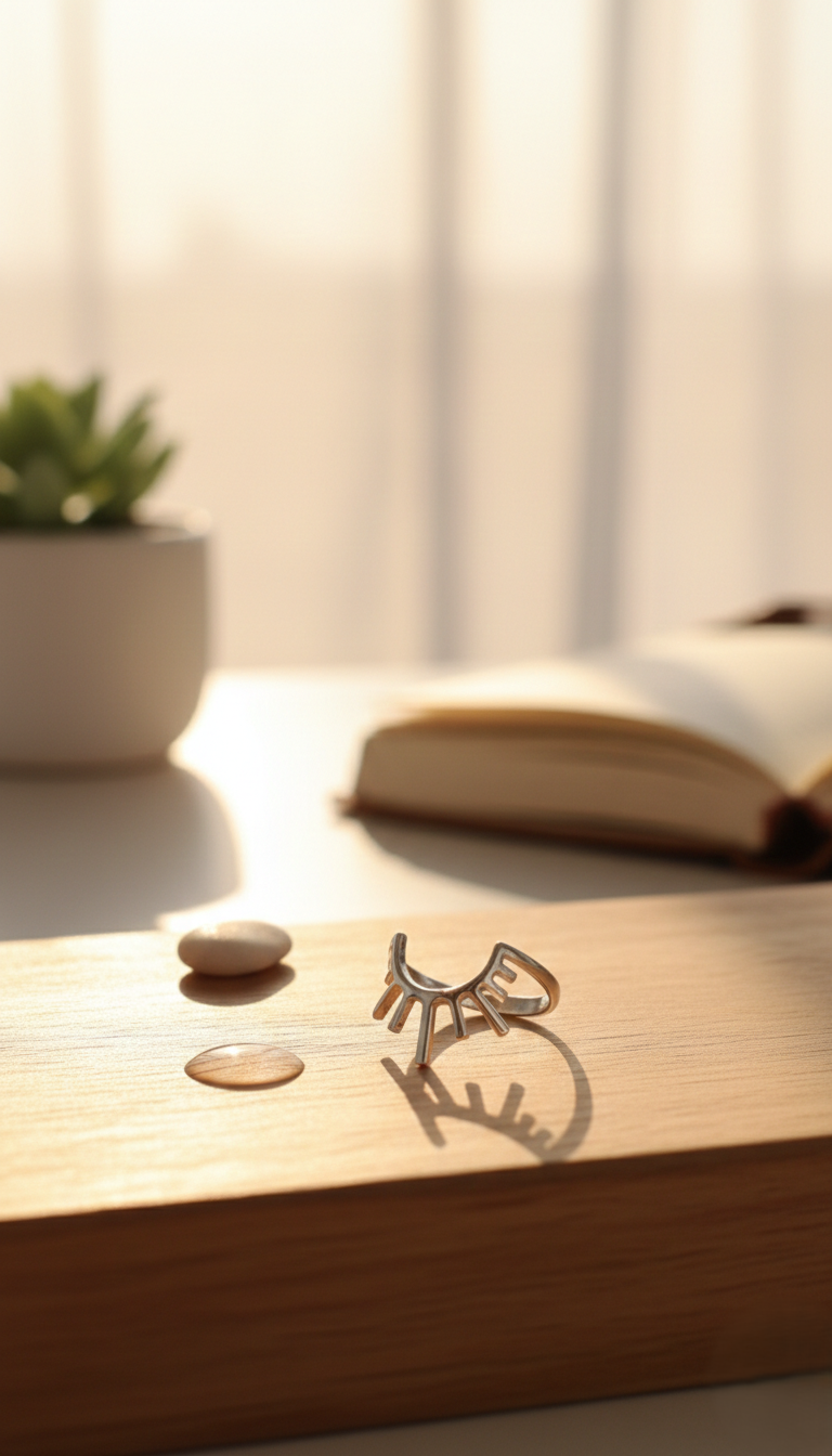 925 Silver Sunburst Ring – Dainty Minimal Nature Inspired Jewelry