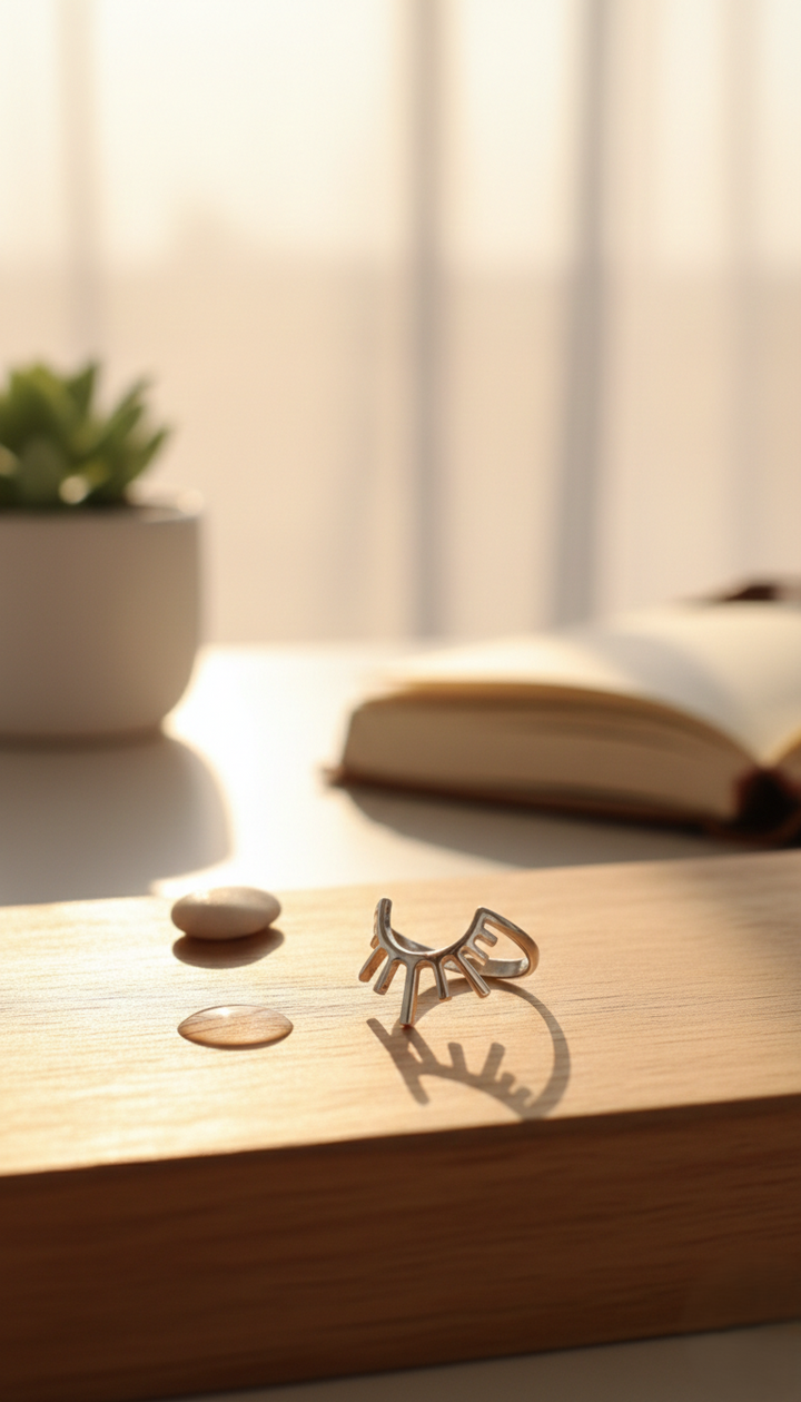 925 Silver Sunburst Ring – Dainty Minimal Nature Inspired Jewelry